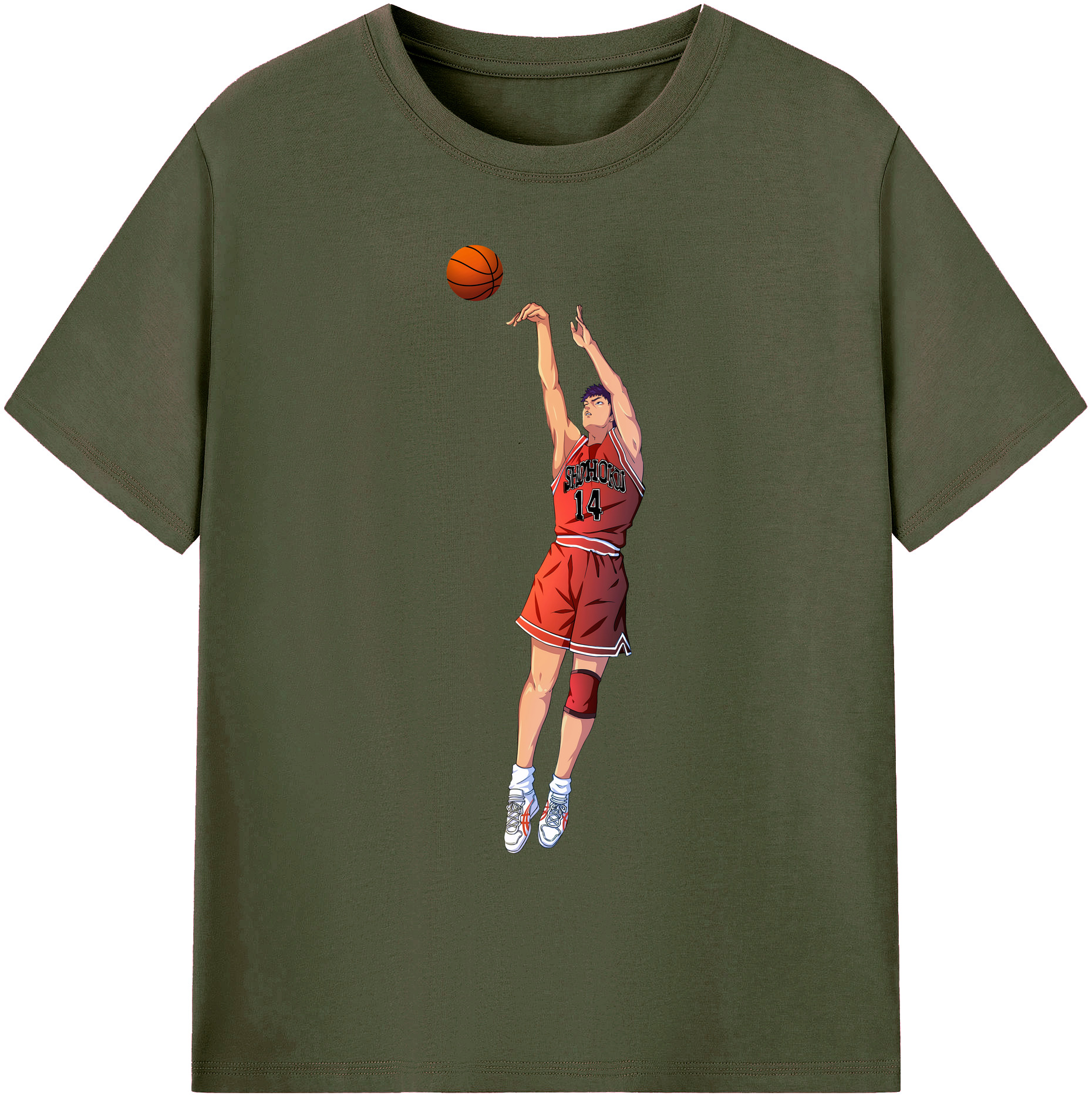 （画像用） SLAM DUNK／スラムダンク 綿100％ メンズ半袖Tシャツ｜肌触りやわらか＆通気性